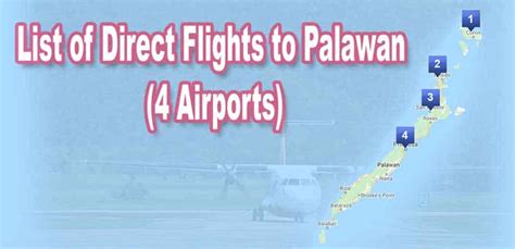 flights to palawan island